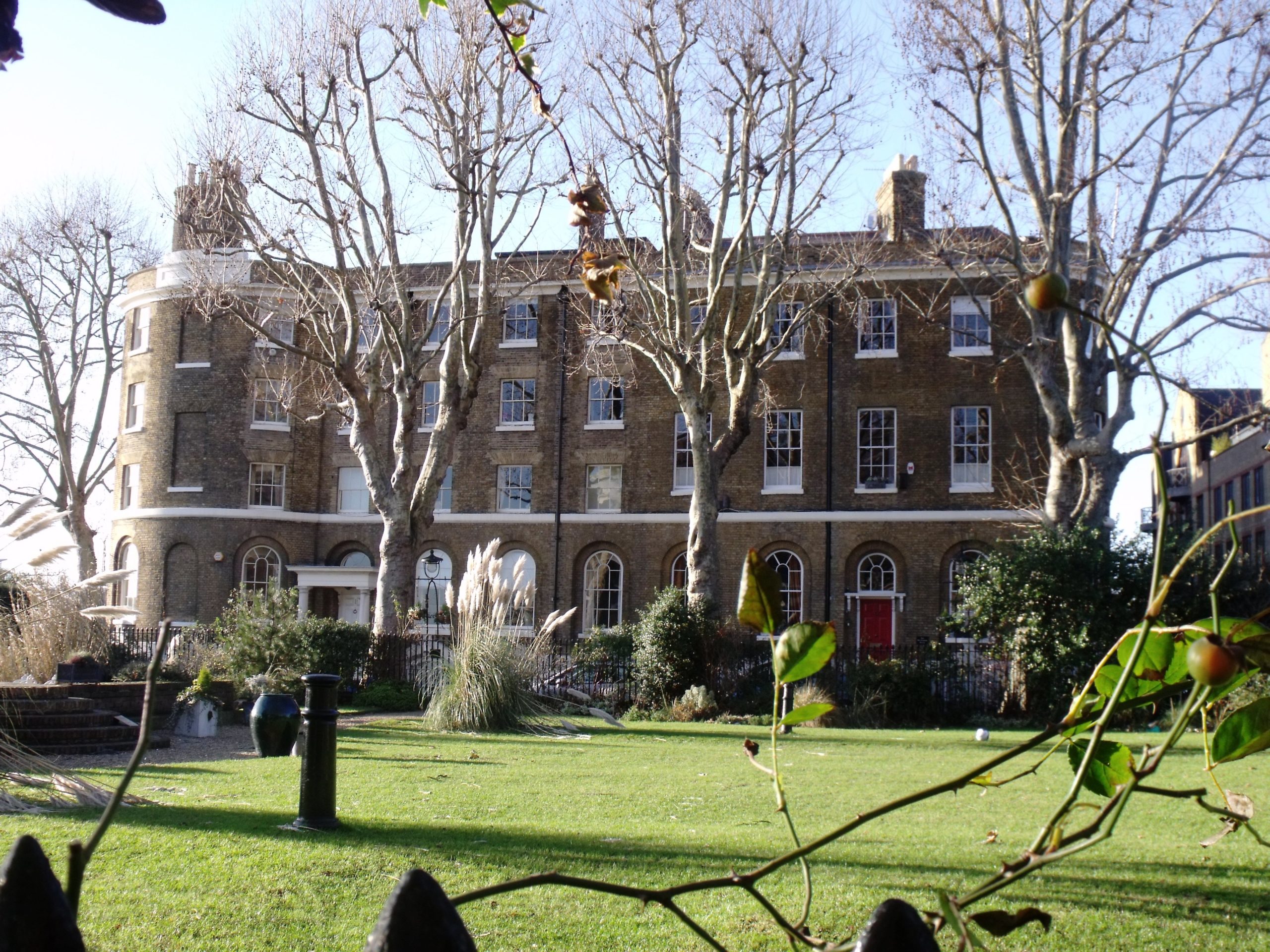 Georgian houses at Wapping Pier Head