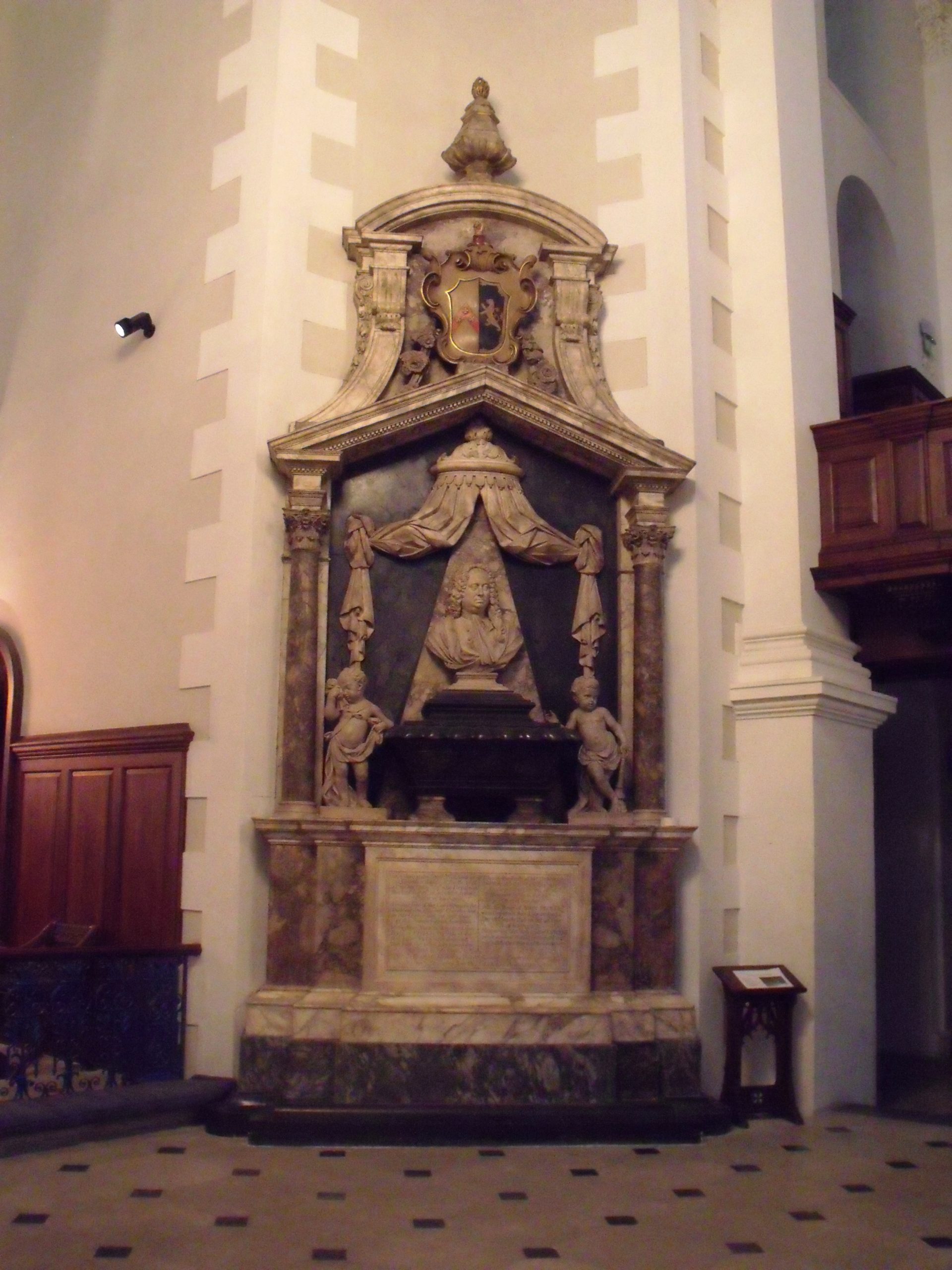 Peck monument, Christ Church